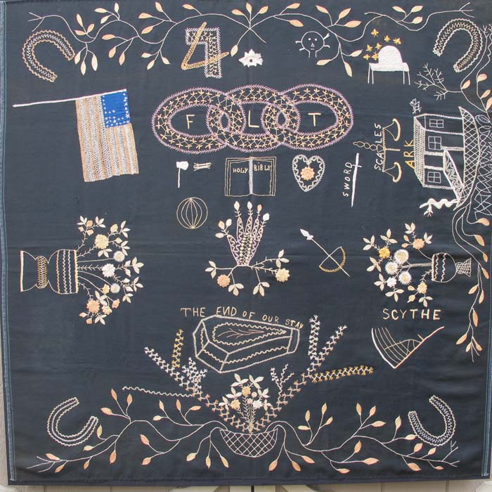 Fraternal Order of Odd Fellows Pictorial Embroidery1