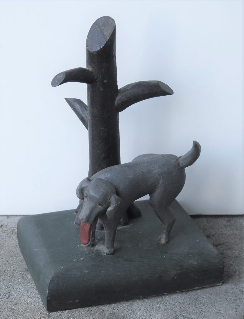 Dog with Tree