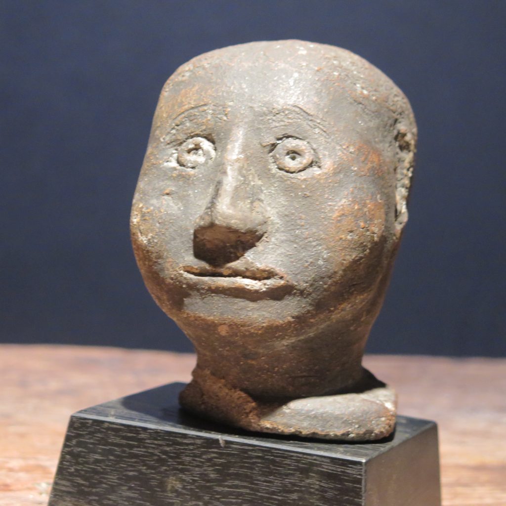 African-American clay head